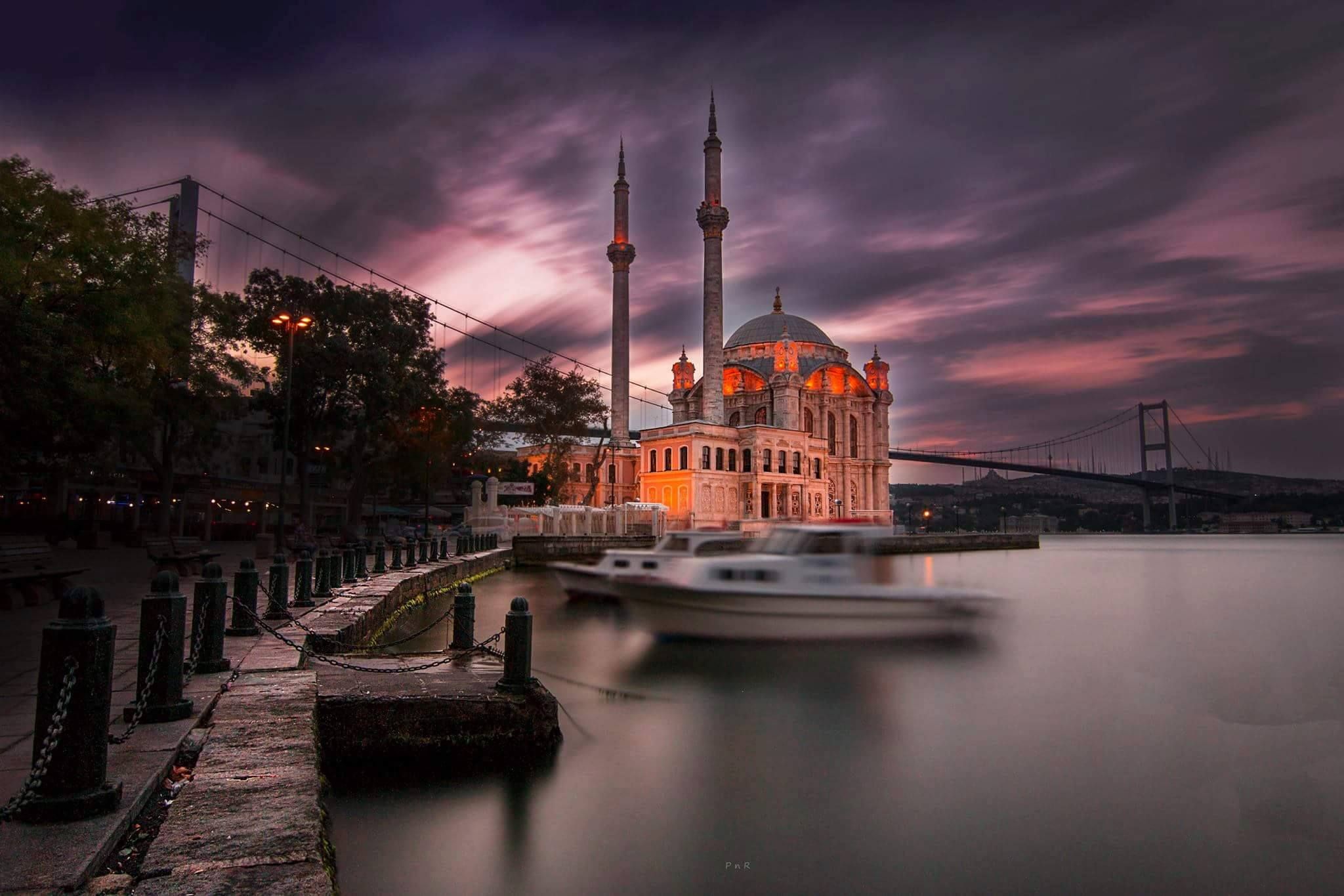 The Ortakoy Mosque in istanbul